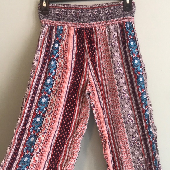 Multi-color boho pants - Picture 3 of 3